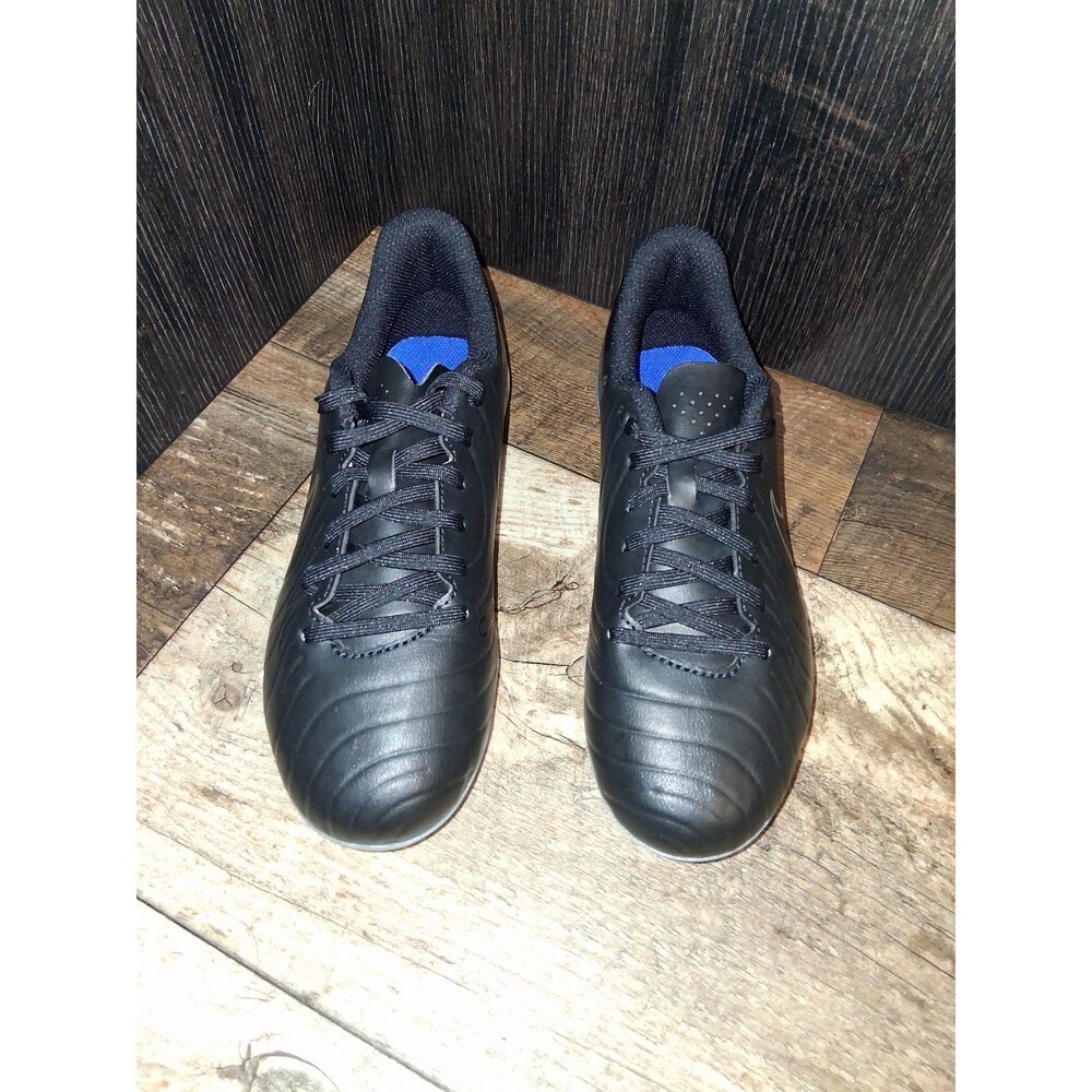 Kids Nike Jr Tempo Legend 10 Club Multi-Ground Soccer Cleats 5Y Blue/Black - Picture 2 of 8
